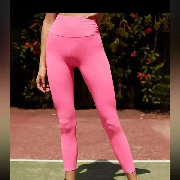 Free People Good Karma Leggings Tropical Pink (Neon) size XS - Picture 1 of 12
